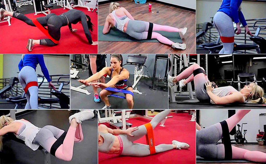 Mô tả Dây Đàn Hồi Kháng Lực Tập Mông Mini Band Chính Hãng Aolikes AL3604 Tập Mông Trái Đào, Đùi, Chân (Bản To Không Xoắn) - 4