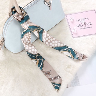 Combo 3 Khăn Lụa Quấn Túi Xách - Khăn Quàng Cổ buộc Tóc Đa Năng Nữ Phụ Kiện Thời Trang Hàn Quốc