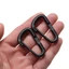 NEWIDEA 10 / 20 Chiếc D Carabiner Nhựa Đen Nylon Packback Khóa Móc Khóa