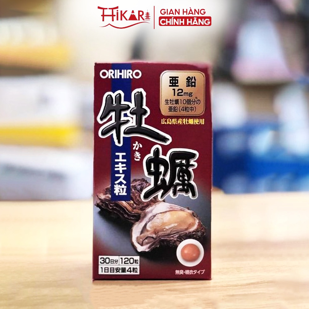 Ảnh Viên uống tinh chất hàu tươi tăng cường sinh lý Nhật Bản Orihiro 120 viên 3