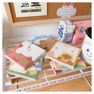 GIẤY NOTE GẤU TRẮNG VÀ GẤU NÂU
