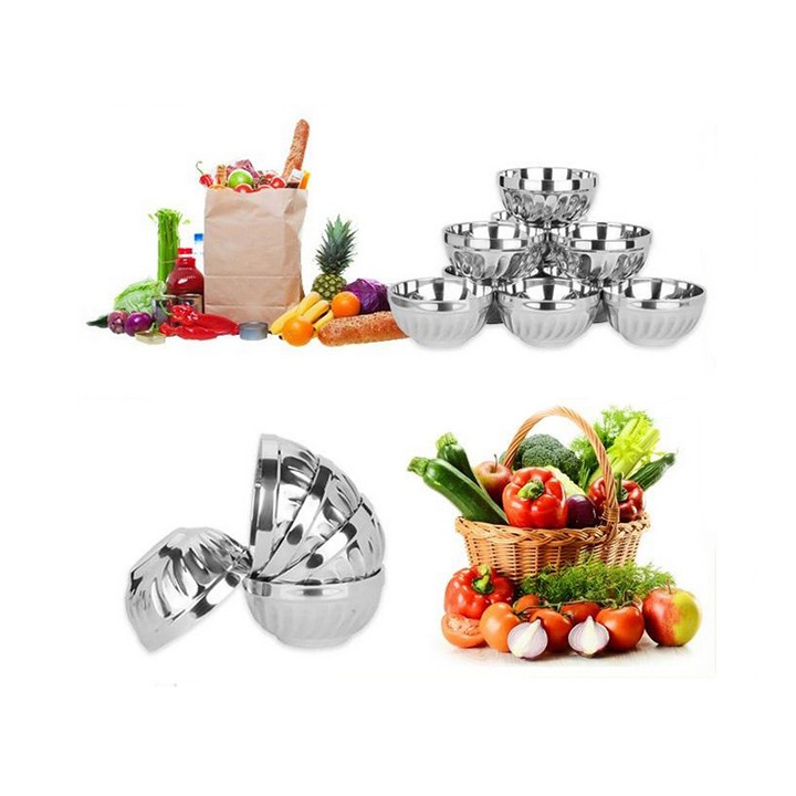 Bộ 10 chén inox 2 lớp cách nhiệt cao cấp | Shopee Việt Nam