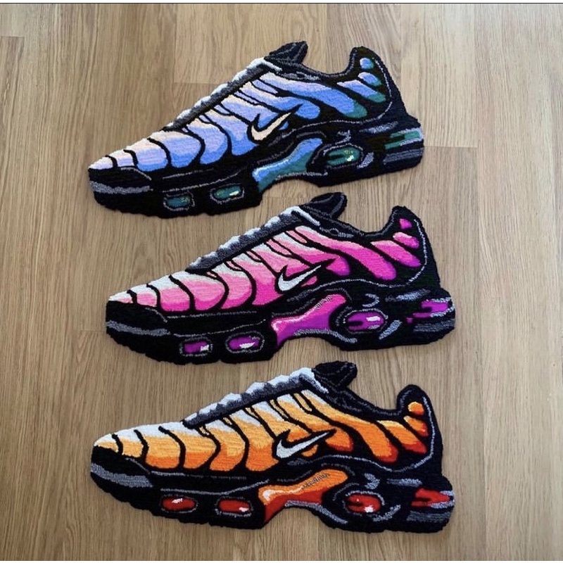 Th m handmade nike NT decor phong sieu b t m t Nike NT plus rugs handmade Shopee Vi t Nam