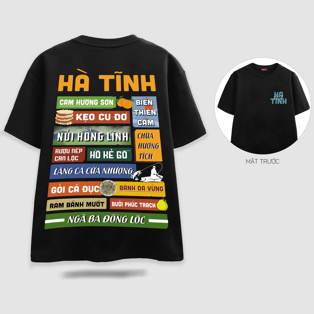 Áo thun local brand RHODI phông cổ tròn tay lỡ unisex nam nữ thế hệ genz Hà Tĩnh