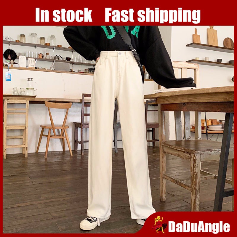 Ảnh Quần Jeans Dài Lưng Cao Thời Trang Hàn Quốc Cho Nữ 1