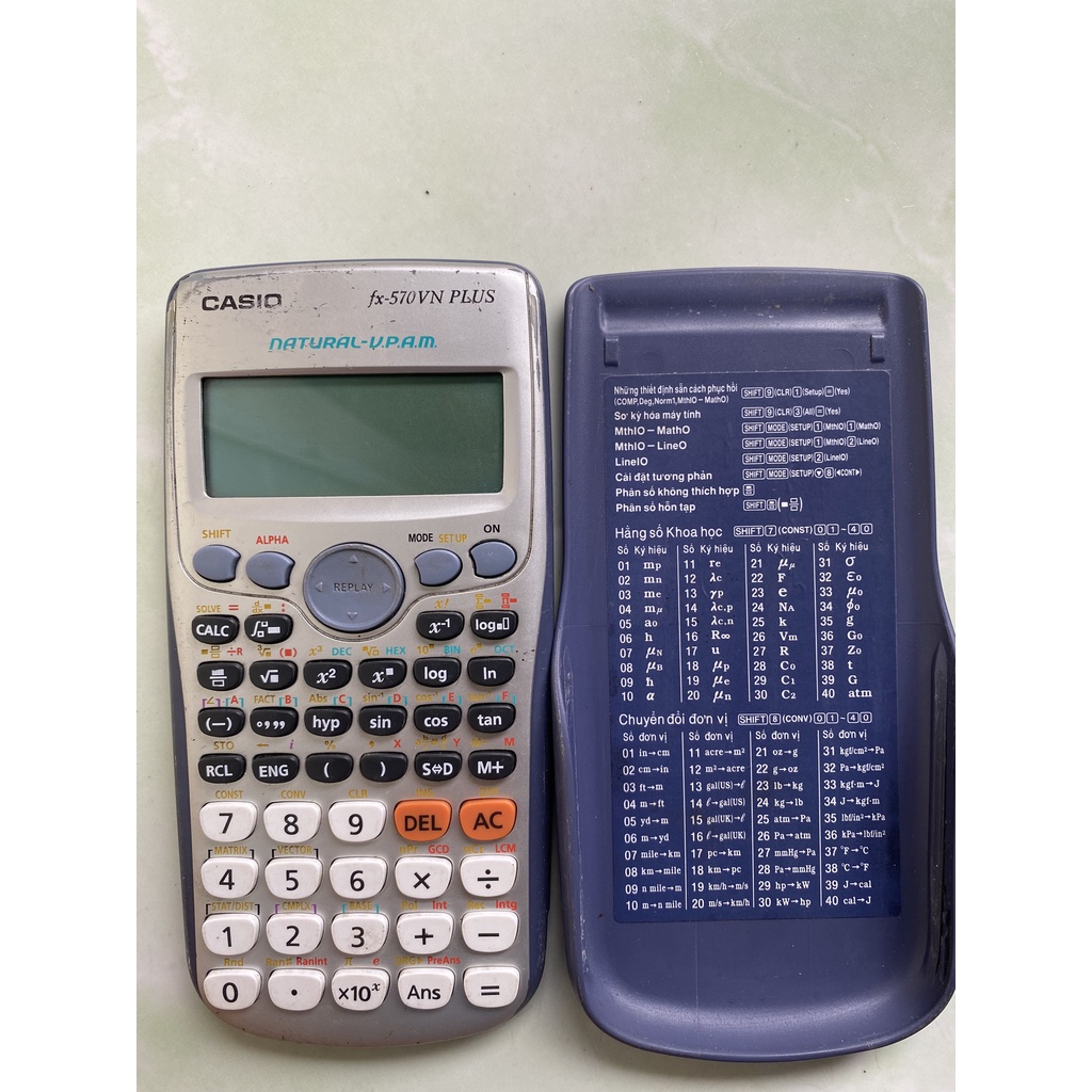 [HCM] Máy tính casio FX570VN PLUS chính hãng (2nd hand) | Shopee Việt Nam