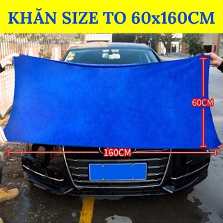 Khăn Lau Xe Hơi VERSION 3 Siêu Thấm Hút - Khổ Lớn Kích Thước 60X160CM CarZone (KHĂN TO)