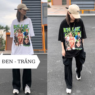 Áo thun nữ form rộng - Áo phông unisex nam nữ tay lỡ Min Room phong cách Billie Eillish
