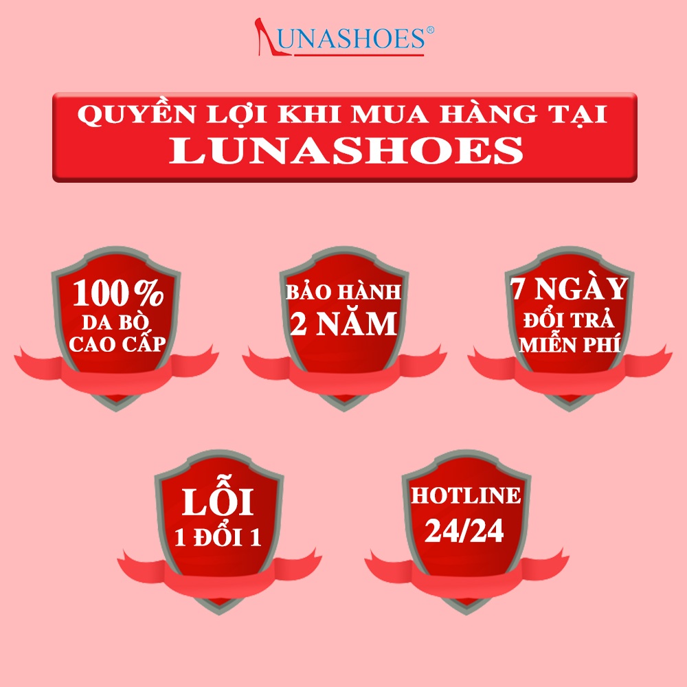 Mô tả Giày hở mũi nữ LUNASHOES 22503 da bò mềm phù hợp đi lại nhiều rất êm chân - 2