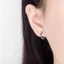 FUJIOU Nữ Vòng Bông Tai Hợp Thời Trang Dây Độc Đáo Kim Loại Nữ Punk Phong Cách Hàn Quốc Khóa Tai