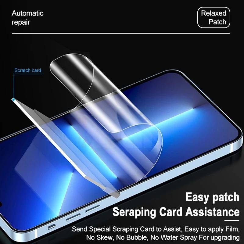 Hydrogel Phim Cho iPhone 6 6s 7 8 X Xs XR Max Plus Bảo Vệ Màn Hình Cho iPhone 14 13 12 11 Pro Max Mini Plus Mặt Trước Mặt Sau Phim Không Kính