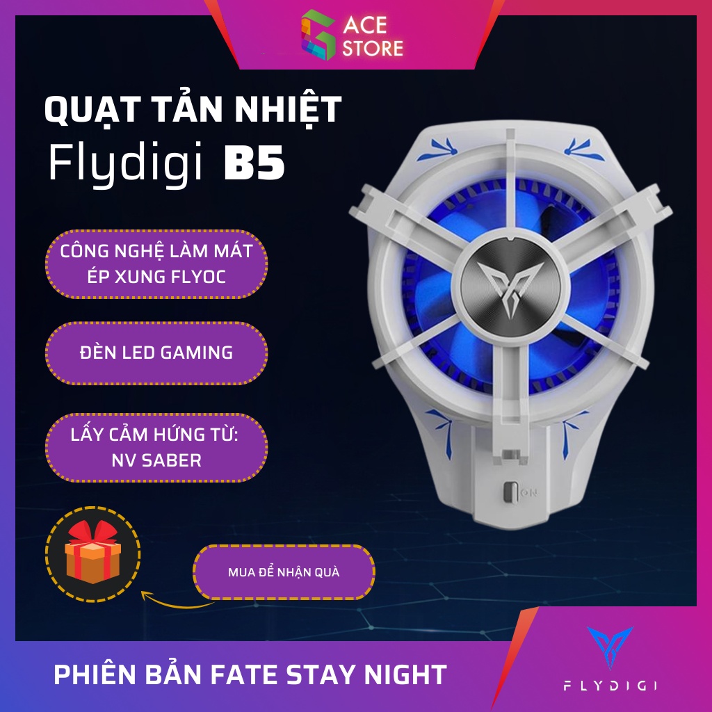 Quạt tản nhiệt Flydigi B5 Fate Stay Night