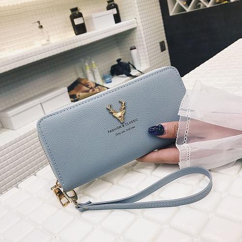 Hàng Hiệu [Freeship Từ 50k Toàn Quốc] VÍ NỮ DÀI NHIỀU NGĂN - Bóp nữ Cầm Tay Dáng Dài Đa Năng Có Khóa Kéo