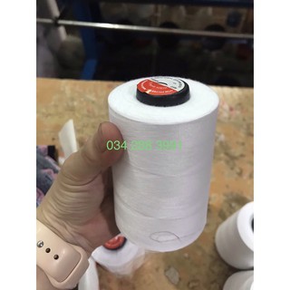10 cuộn Chỉ may công nghiệp PE sợi 40/2-5000m đủ