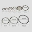 FUJIOU O-Ring Khóa Móc Khóa Chó Dây Xích Vòng Khóa Hợp Kim Kẽm Có Thể Mở Túi Xách Snap Clasp