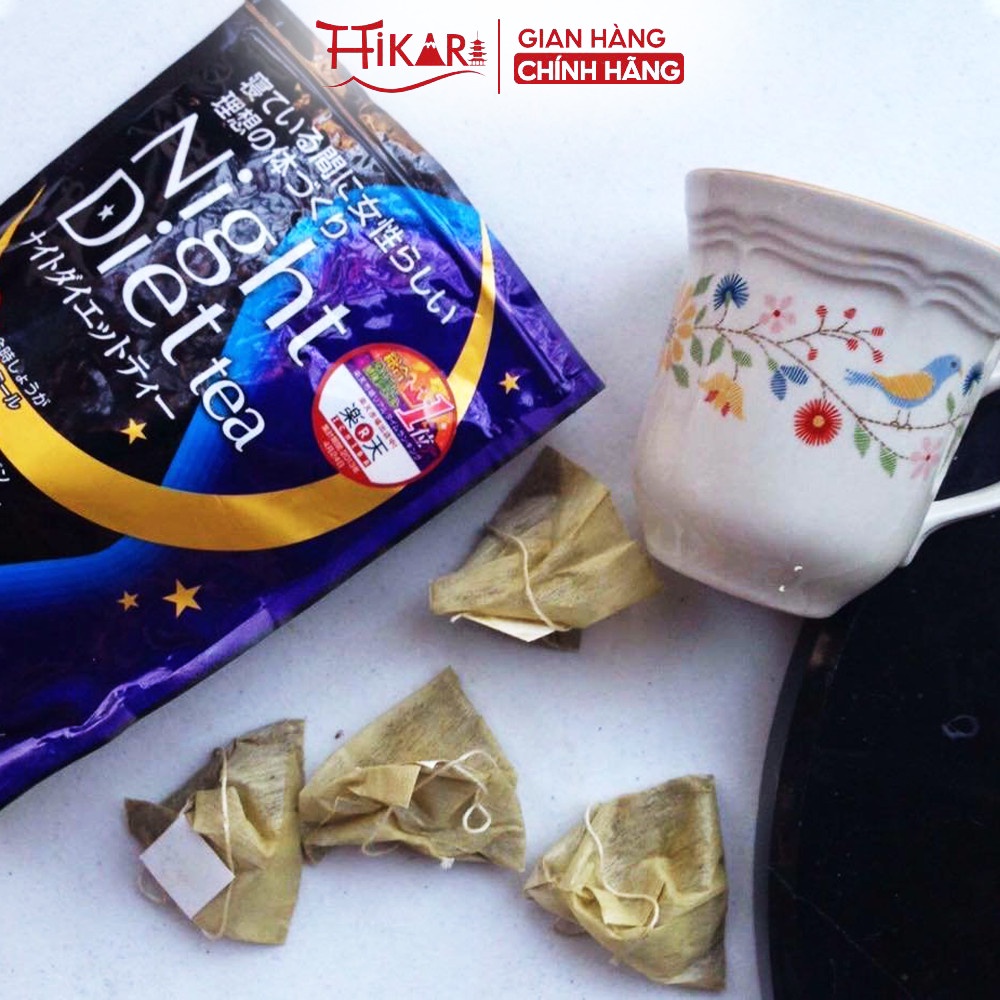 Ảnh Trà giảm cân đêm Night Diet Tea Orihiro Nhật Bản 24 gói/túi và 40 gói/túi 4