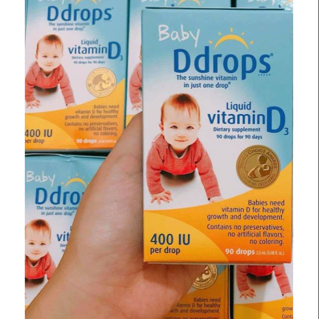 Vitamin D3 - Baby Ddrops (USA) | Shopee Việt Nam