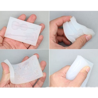 Flgo Âm Nhạc Nghệ Thuật Chủ Đề Nhạc Cụ Nhựa Đúc Khuôn Nhạc Note Khuôn Silicon Trang Sức
