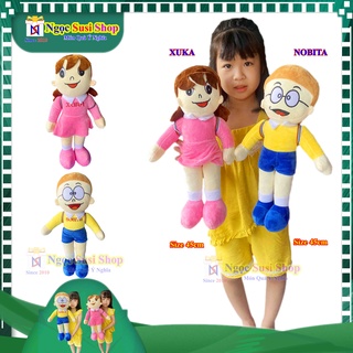 [HÀNG CHUẨN] GỐI ÔM THÚ BÔNG DOREMON NOBITA XUKA CHO BÉ SIÊU DỄ THƯƠNG - GẤU BÔNG HÌNH DOREMON NOBITA XUKA