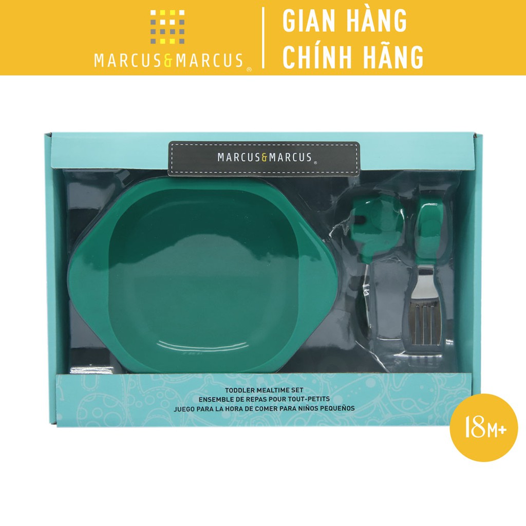 Bộ đồ dùng ăn dặm Toddler Marcus & Marcus, cho bé từ 18 tháng - Ollie