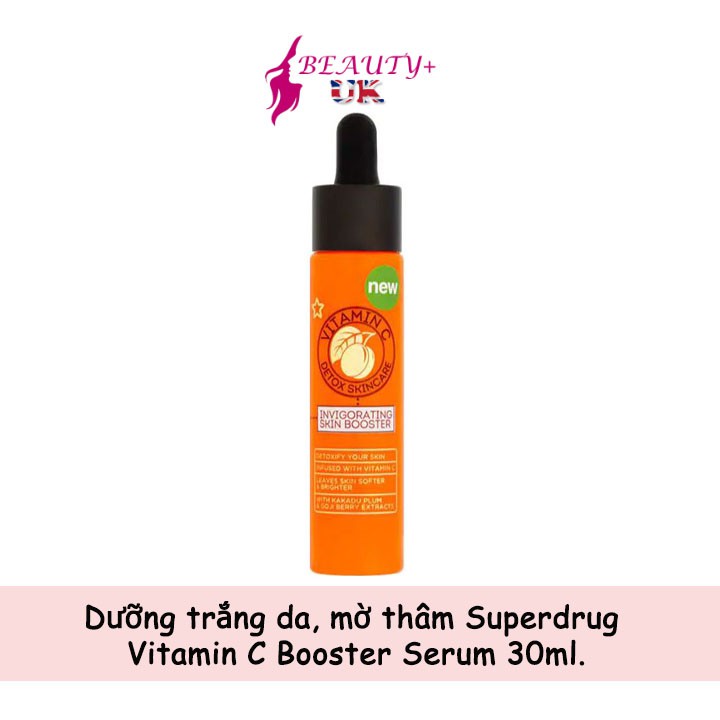 Dưỡng trắng da, mờ thâm Superdrug Vitamin C Booster Serum 30ml Shopee