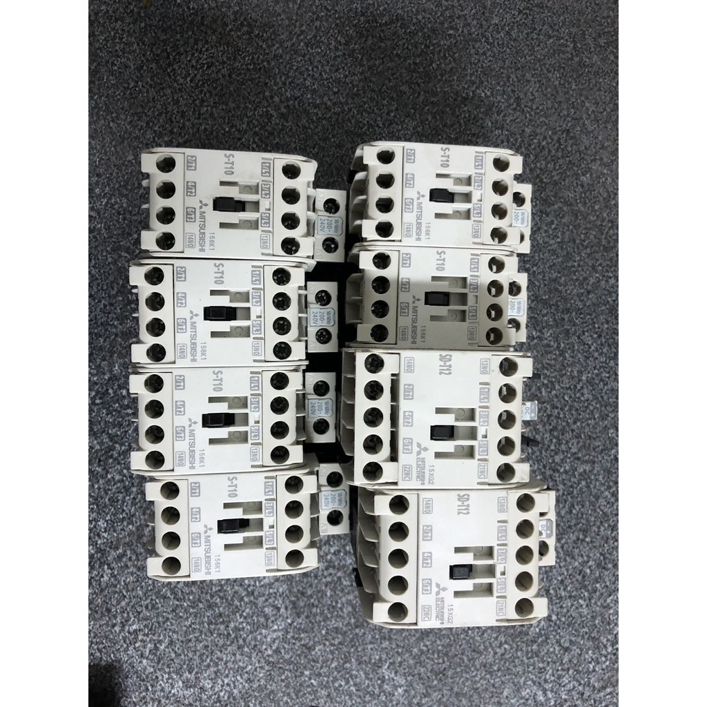 Khởi động từ, Contactor ST-10A Mítubishi coil 24VDC, 110V-220VAC ...