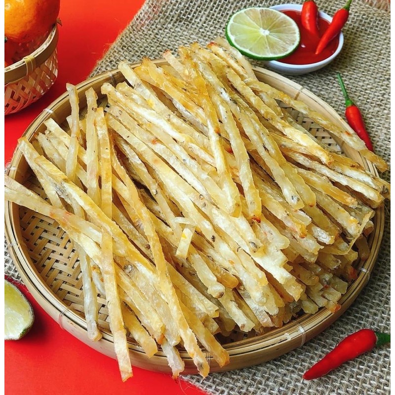 Khô Cá Thiều Que Tẩm Vị loại ngon - 1Hộp pet 300gr