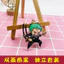 PS1 One Piece Laser Rơm Mũ Luffy Soron Usopp Hoạt Hình Ngoại Vi Chìa Khóa Mặt Dây Chuyền Hai Mặt SP1