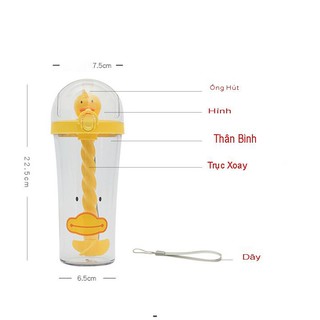 ✿✿✿Bình Nước Có Nắp Hình Thú Dễ Thương – Dung Tích 500ml✿✿✿