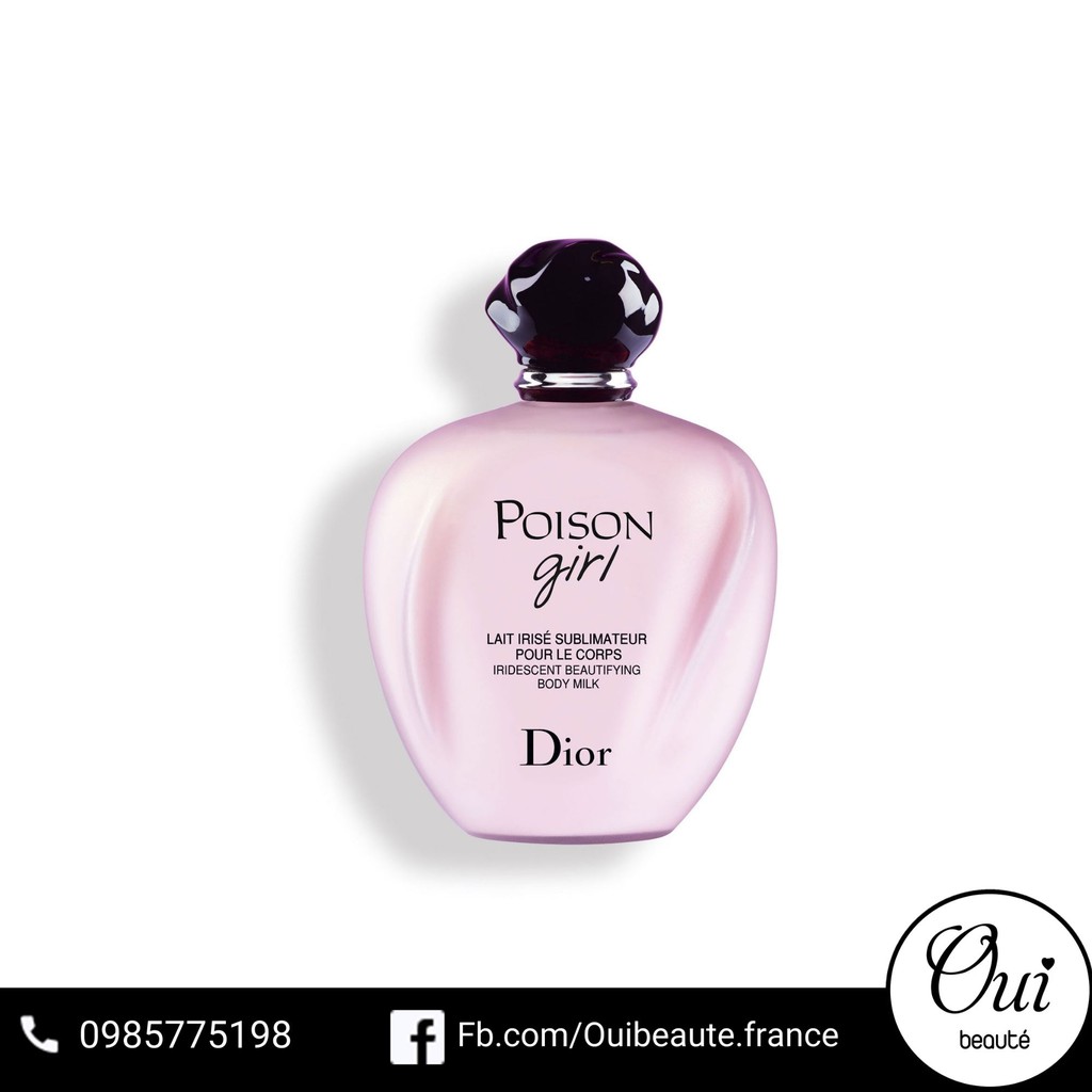 D ng th h ng n c hoa Dior Poison Girl Iridescent Beautifying Body Milk 200ml Ouibeaute Shopee Vi t Nam