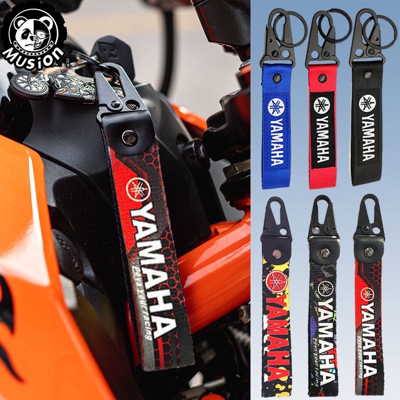 YAMAHA Honda Móc Khóa Xe Máy Hai Mặt In Kỹ Thuật Số Độc Đáo