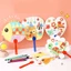 Set 5 cái quạt giấy tô màu thỏa sức sáng tạo cho bé