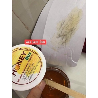 Wax Lông Chính Hãng Honey - wax sạch lông không đau rát se khít lỗ chân lông [Tặng 50 Tờ Giấy Và Que Wax]