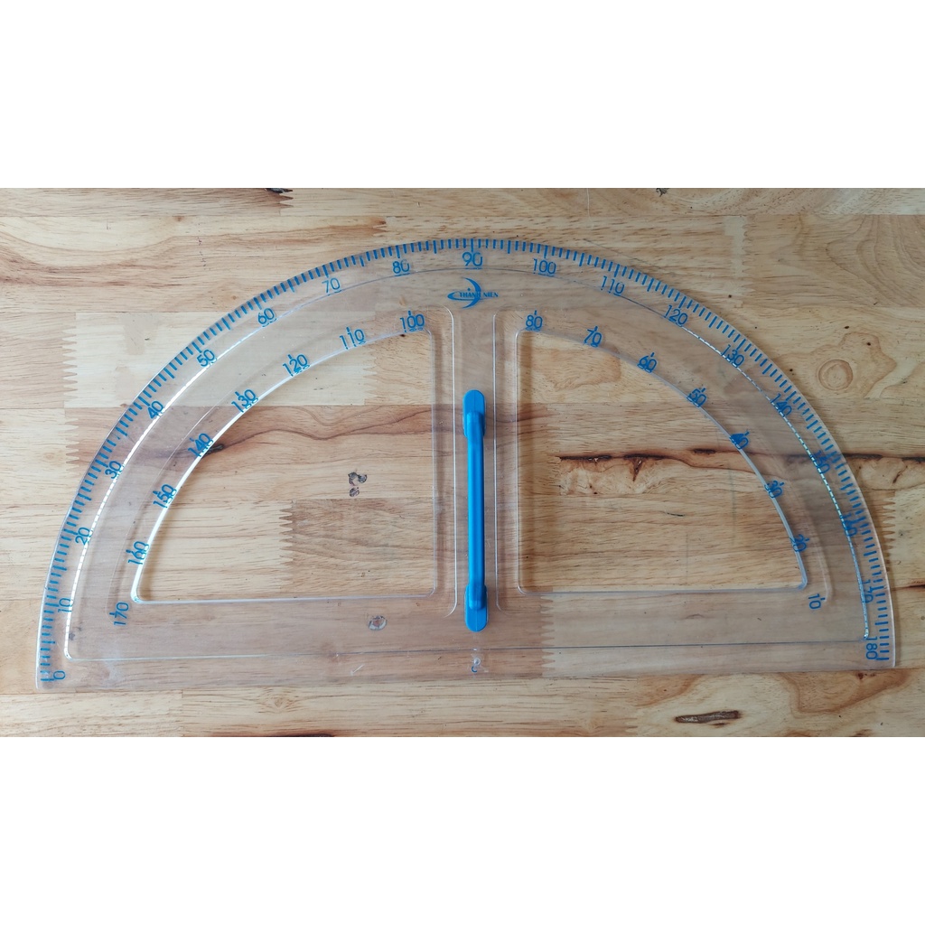 Ảnh Bộ thước đo độ eke nhựa giáo viên STB 4