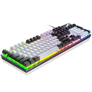 Bàn phím giả cơ gaming YINDIAO K500 Led đa màu, Phối keycaps cực đẹp - Phụ Kiện Nhất Tín
