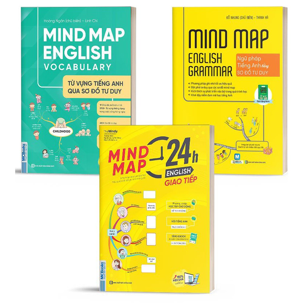 Sách - Combo Mindmap English Học Kèm App Online