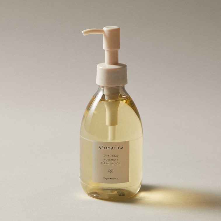 Vitalizing Rosemary Cleansing Oil for Radiant Glass Skin | Aromatica main image 0