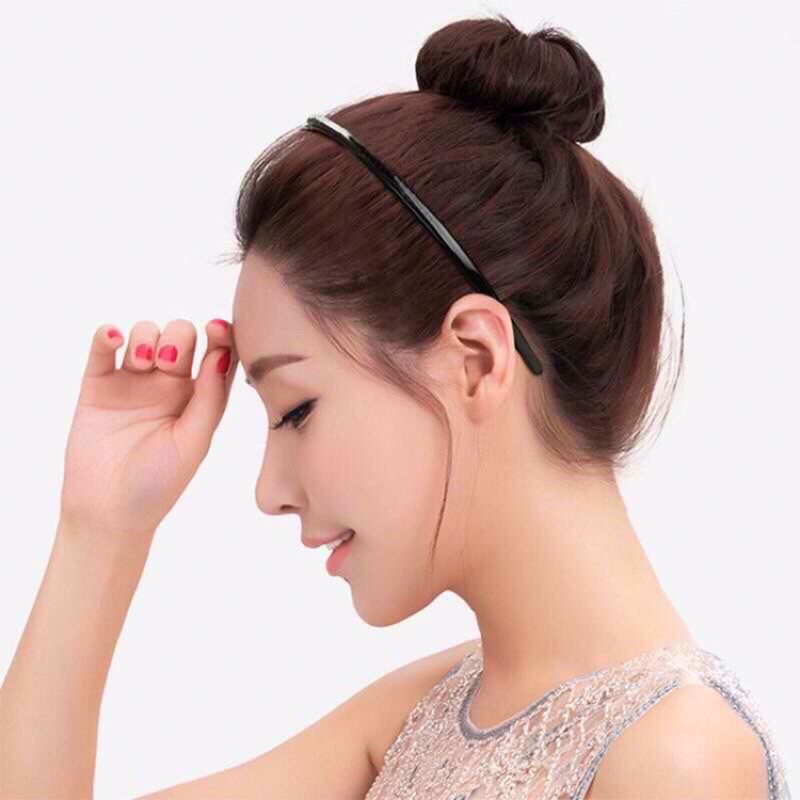 Cài tóc bằng nhựa thiết kế đơn giản thời trang cho nữ
