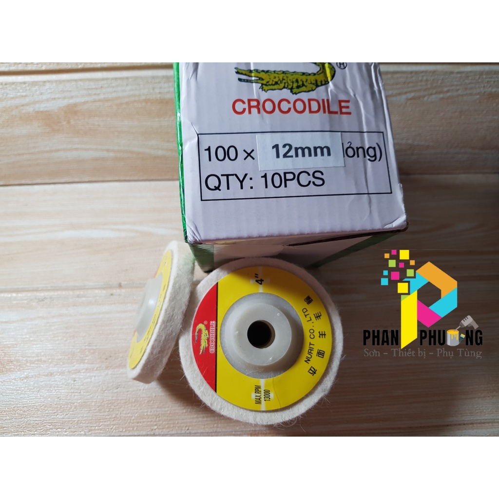 5 MIẾNG NỈ ĐÁNH BÓNG CON CÁ SẤU NURIT 100*12mm