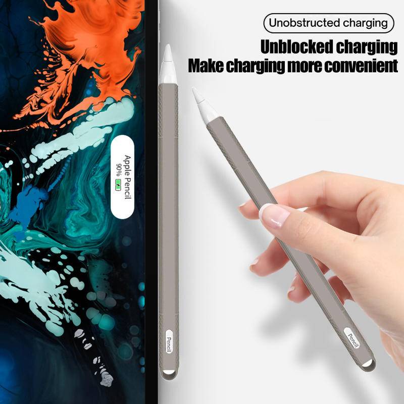 Hộp đựng bút chì silicon mềm chất lượng cao cho Apple Pencil 2nd Gen Pro Chống vân tay Bảo vệ bút chì chống sốc