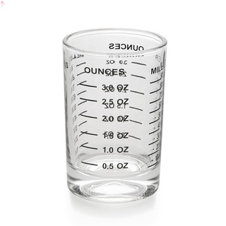 Cốc Đong Mini Bằng Thủy Tinh Dày Dặn 3 Ounce / 90ML 3 Ounce / 90ML