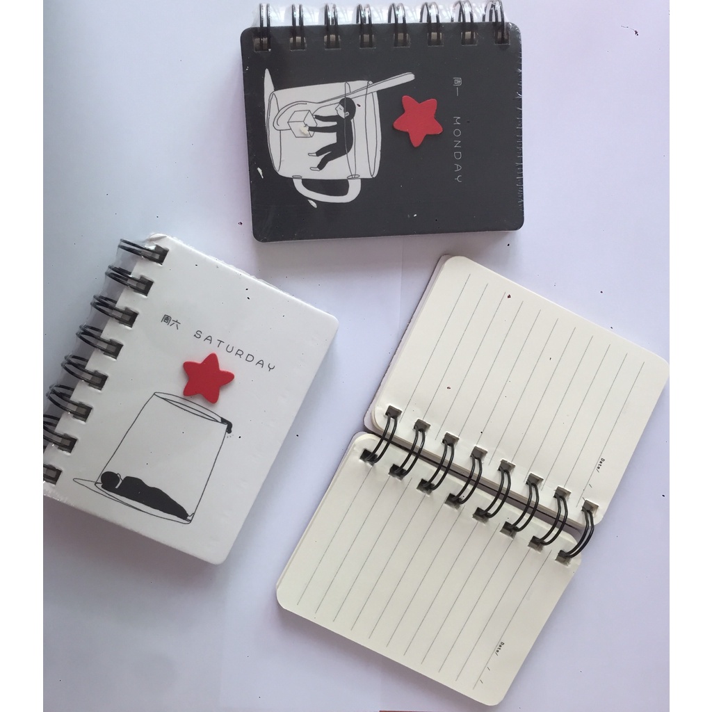 Sổ mini siêu đẹp dùng để ghi chú mang theo nhét túi gọn gàng | Shopee ...
