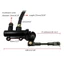 EDB * Bơm phanh sau xe máy Chân thủy lực Tái trang bị bơm xi lanh phanh sau-Master