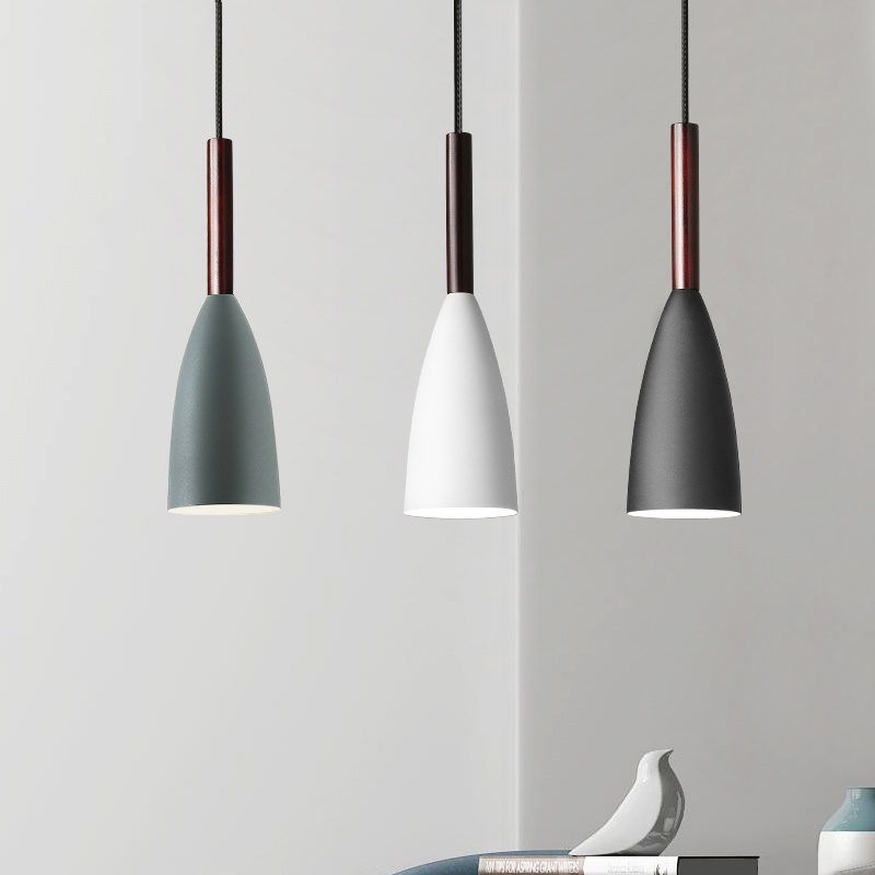 Ảnh Đèn thả đui gỗ SuperVilighting, mã THADUIGO-D100,Sử dụng  bóng led đui E27,AC 220V Kích thước D100 xH300mm BH 24 tháng 1