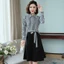 Đầm xoè kẻ sọc công sở sang chảnh siêu đẹp thời trang siêu hot cho các chị em HIYU STORE