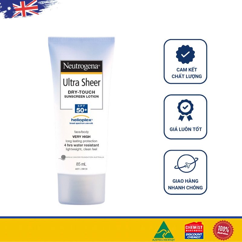 Kem Chống Nắng Neutrogena Ultra Sheer Face And Body Dry Touch Sunscreen