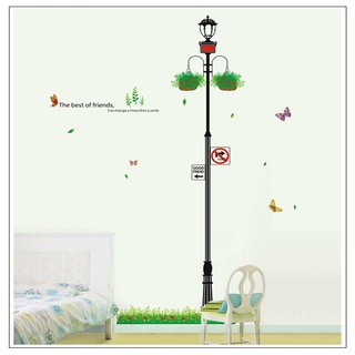 Decal dán tường, tranh dán tường hình đèn đường XL7041