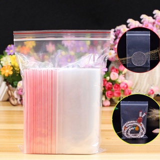 ORDOBOX 100 Cái / gói Túi Zip Trang Sức Mini Bao Bì Tự Dính Túi PE