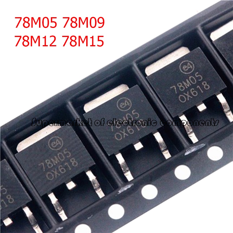 Set 5 Linh Kiện Điện Tử Mới 78M05 TO252 7805 750mA L78M05CDT 78M09 ...