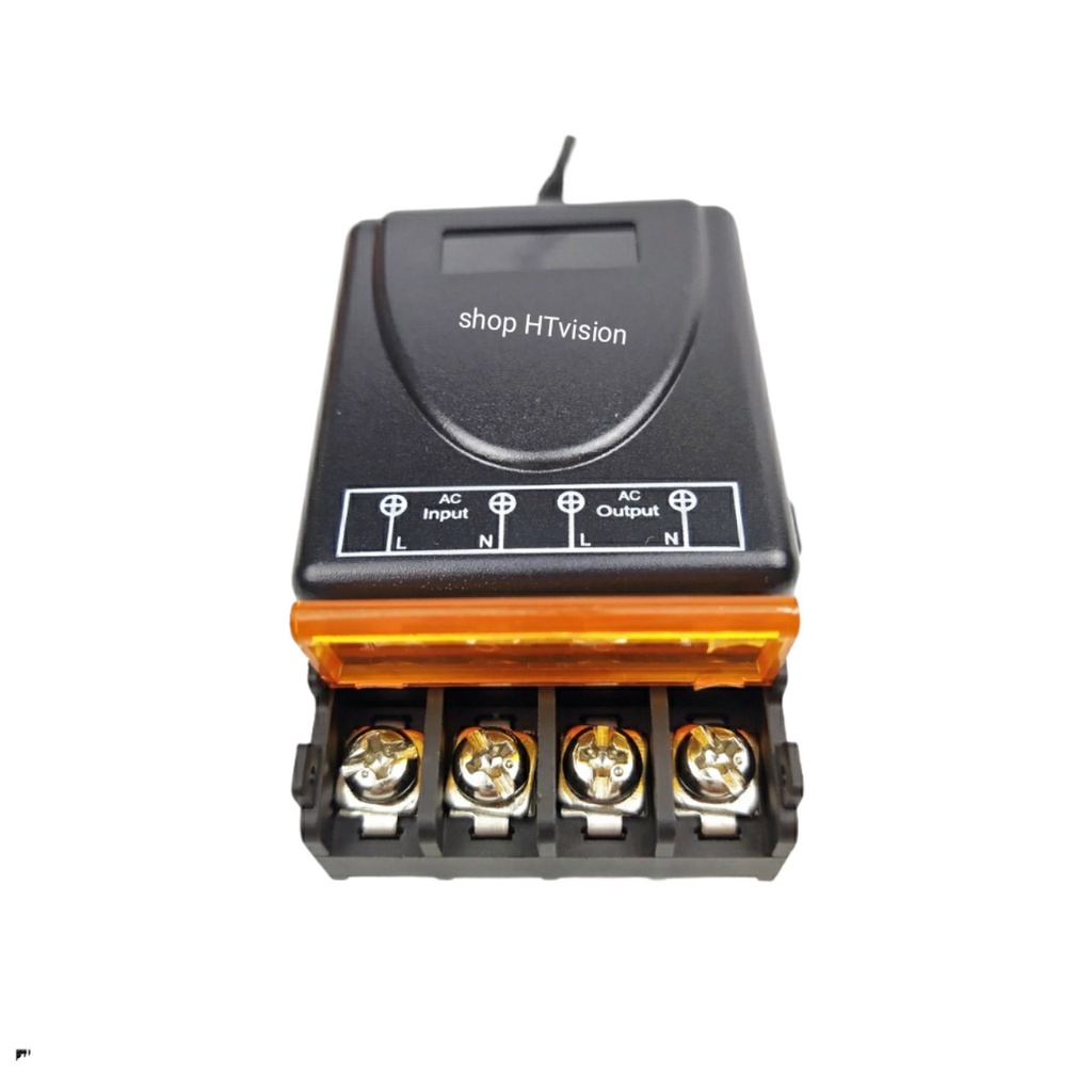 Bộ công tắc điều khiển từ xa 100m/30A/220V remote sóng RF 433MHz dùng cho máy bơm,đèn ,quạt ntt95